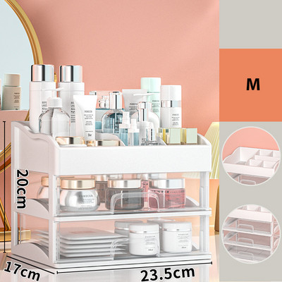 Aplauzuma organizators atvilktnes Juvelierizstrādājumu konteiners grima futrālis grima otu turētājs organizators kastīte plastmasas kosmētikas uzglabāšanas kastīte