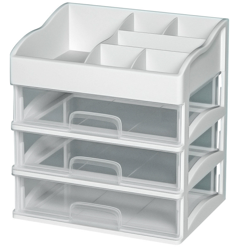 Aplauzuma organizators atvilktnes Juvelierizstrādājumu konteiners grima futrālis grima otu turētājs organizators kastīte plastmasas kosmētikas uzglabāšanas kastīte