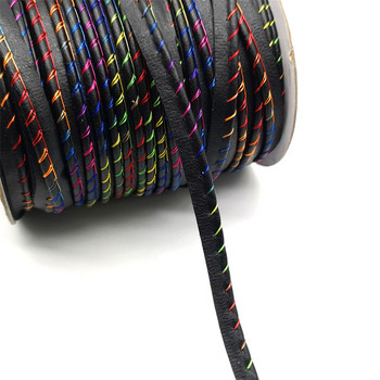5 Yards Edge Sewing Κορδέλα Τεχνητό Δερμάτινο Κορδόνι Σχοινί για Σεντόνια Καναπές Κουρτίνες Καπέλα Ρούχα Διάφορα Υφασμάτινα Ράψιμο DIY