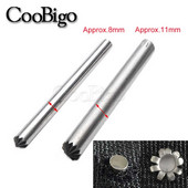 Metalinės kilpos Priedai Žydintys Punsai Įrankiai Segtuvai Tuščiaviduriai Sraigtiniai Montavimas Odiniams Rankdarbiams Iškarpų knyga Batai Diržo dangtelio krepšys