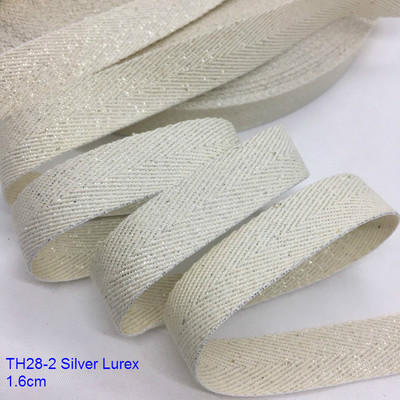 Sarža kokvilnas lente lureksa sirds, 1,6 cm 5 g. Paredzēts, ar rokām darināts, amatniecības dāvana ziedu iesaiņošanai Ziemassvētku kāzu ballīte Lieldienu dekorācija