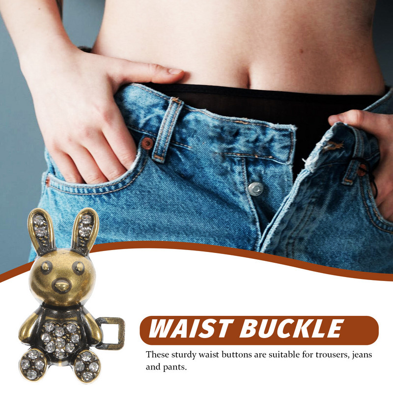 2 pāri vidukļa pogas bikšu saspraudes vaļīgi džinsi lielas izmaiņas dekoratīvās pogas, sakausējums, savilkšanas spriegotājs kovbojs