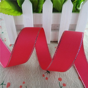 5 jards/lote 9 mm/25 mm/38 mm Grosgrain lente Ziemassvētkiem vienkrāsains poliestera dzimšanas dienas kūka Grosgrain mīksta lente YM17072802