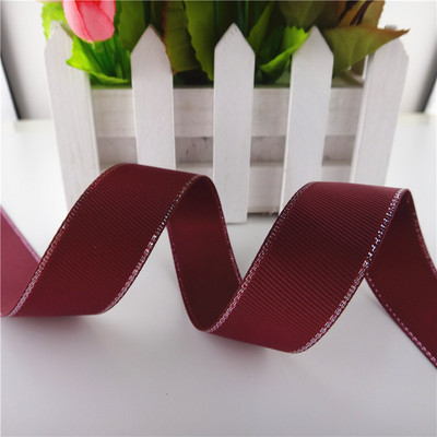 5 jards/lote 9 mm/25 mm/38 mm Grosgrain lente Ziemassvētkiem vienkrāsains poliestera dzimšanas dienas kūka Grosgrain mīksta lente YM17072802