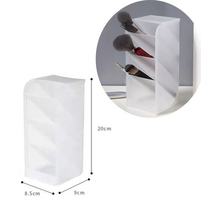 Plastmasas aplauzums vannas istabas uzglabāšanas kastītei kosmētikas organizators Galda grima rotaslietu uzglabāšanas futrālis Dažādi galda konteineru organizators