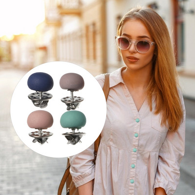 20 gab. Blūze, topi, sieviešu, pērļu pogas, tūlītēja jaka 1,2x1,2x2 cm nomaiņa krekls piespraude Metāls Materiāls Drošība Miss