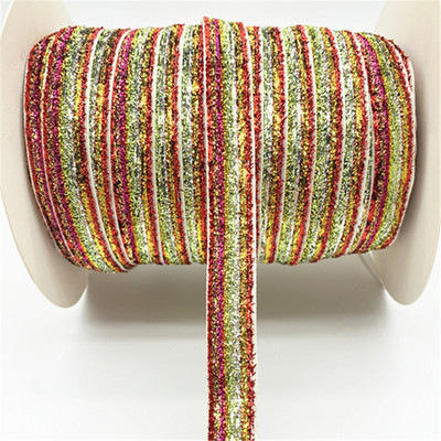 5 jardi 6–25 mm mirdzoša lente, kāzu ballītes dekorācija, ar rokām darināta lente dāvanu iesaiņošanai, matu locīšana, DIY Ziemassvētku lente #RoLi