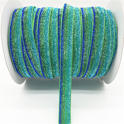 5 jardi 6–25 mm mirdzoša lente, kāzu ballītes dekorācija, ar rokām darināta lente dāvanu iesaiņošanai, matu locīšana, DIY Ziemassvētku lente #RoLi