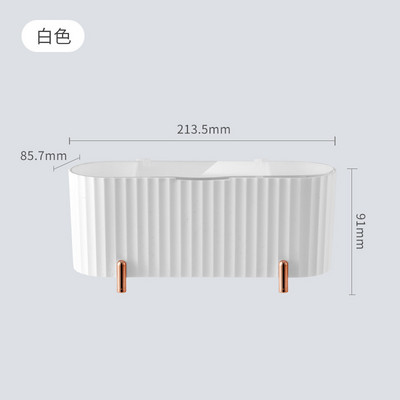 Galda kosmētikas uzglabāšanas kastīte Putekļu necaurlaidīgs aplauzums vates tamponiem Skaistumkopšanas olu turētājs vannas istabas rotaslietu organizators