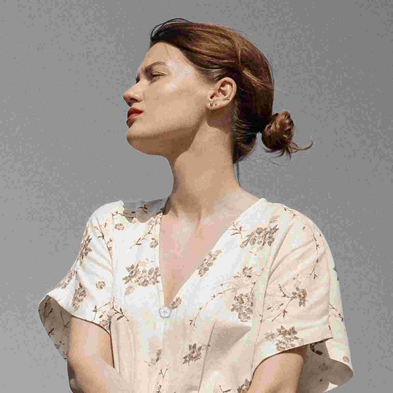 5 gab. sakausējuma dimanta pogas, nodilumizturīgas šūšanas un amatniecības piederumi, mazi, ērti kristāla izsmalcināti uzvalku aksesuāri