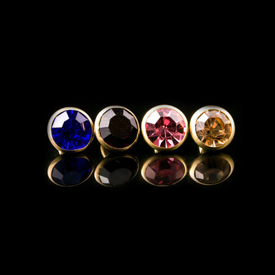 20 szett 8 mm-es 10 mm-es kristályok strassz szegecsek gyémánt szegecsek bőrművességhez barkács ruhatáska divat dekoráció üveg fúró Nai