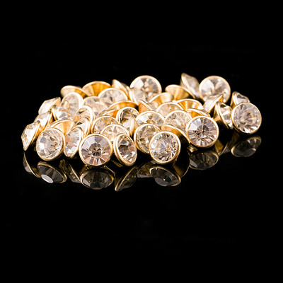 20 комплекта 8 мм 10 мм кристали, кристали, нитове, диамантени шипове за кожени изделия Направи си сам чанта за дрехи Моден декор Свредло за стъкло Nai