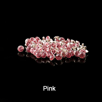 20 комплекта 8 мм 10 мм кристали, кристали, нитове, диамантени шипове за кожени изделия Направи си сам чанта за дрехи Моден декор Свредло за стъкло Nai