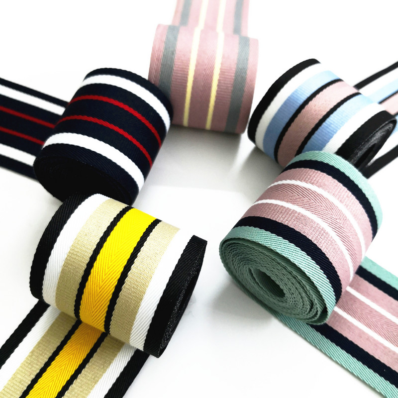 4cm ριγέ κορδέλα διακοσμητική υφασμάτινη λωρίδα φαρδιά μπλουζάκι Καπέλο diy Ζώνη παπουτσιών Ράψιμο Ρούχα Χειροποίητα αξεσουάρ ταινία μεροληψίας