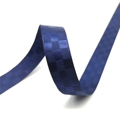 5 jardi 15 mm režģa raksta satīna lente ziedu dāvanu iesaiņošanai kāzu dekorēšanai, DIY