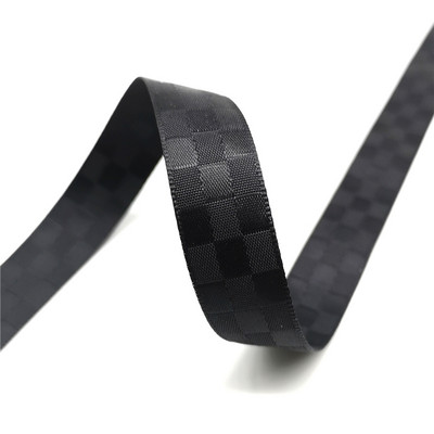 5 jardi 15 mm režģa raksta satīna lente ziedu dāvanu iesaiņošanai kāzu dekorēšanai, DIY