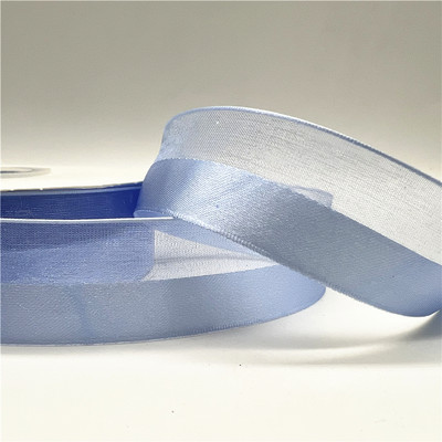 Κορδέλα οργάντζα μισοσατέν 5 υάρδων 25 χιλιοστών για Χριστουγεννιάτικη διακόσμηση γάμου με φιόγκο Χειροποίητες χειροποίητες χειροτεχνίες περιτυλίγματος