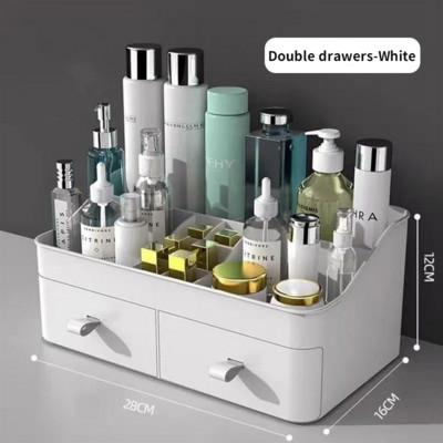 Συρτάρι μεγάλης χωρητικότητας Organizer μακιγιάζ μπάνιου Κουτί αποθήκευσης μακιγιάζ Γυναικεία περιποίηση δέρματος Τραπέζι ντυσίματος καλλυντικά κραγιόν Θήκη ομορφιάς
