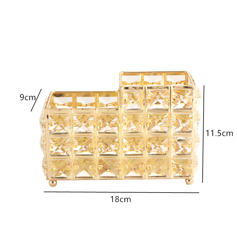 1Gb Nordic Crystal aplauzuma otu turētājs darbvirsmas uzacu zīmuļu uzglabāšanas spainis rotaslietu kosmētikas organizators