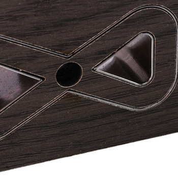 Кожена форма Дървена щанцоваща кожа Инструмент Дървена основа и метален нож Ръчно изработени шевни художествени занаяти Аксесоари за кожарство