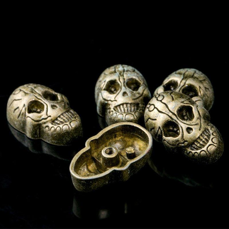5 Σετ Gothic Skull Head Rivets.Skull Decorative Punk Rivets Rapid Stud για δερμάτινα ρούχα χειροτεχνίας Πριτσίνια Παπούτσια ενδυμάτων γιακά για κατοικίδια