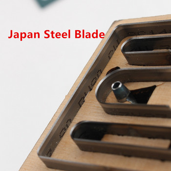 Πρότυπο κοπής δέρματος Japan Steel Blade DIY Πρακτικό δερμάτινο χειροποίητο καλούπι Punching Die Handcraft Δερμάτινο καλούπι κοπής