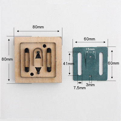 Japānas tērauda asmens DIY ādas griešanas veidne Praktiska ādas rokdarbu štancēšana ar rokām darināta ādas instrumenta griešanas veidne