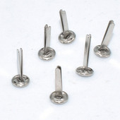 100GAB Maks Pēdas Apaļas Naglu galviņas Metāla dakšas Sēņu Spike Kniede DIY Ādas Amatniecības Maks Rokassomiņa Pēdas Nagla Galva 21mm