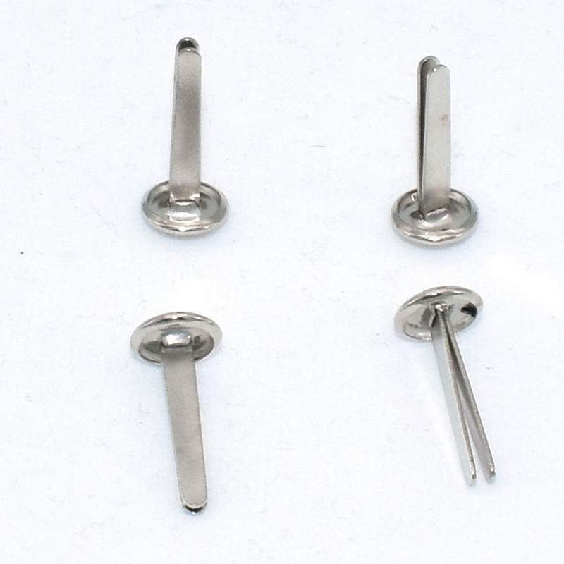 100GAB Maks Pēdas Apaļas Naglu galviņas Metāla dakšas Sēņu Spike Kniede DIY Ādas Amatniecības Maks Rokassomiņa Pēdas Nagla Galva 21mm