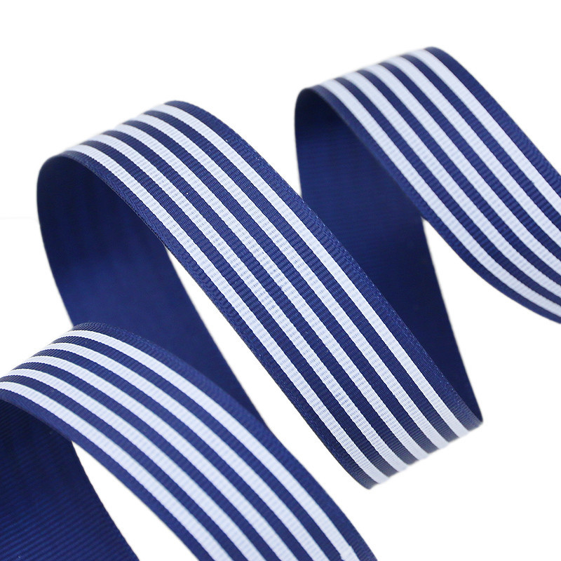 (20 jardi/gabals) 25 mm svītru, grosgrain lentes apdrukātas dāvanu iesaiņojuma dekorēšanas lentes