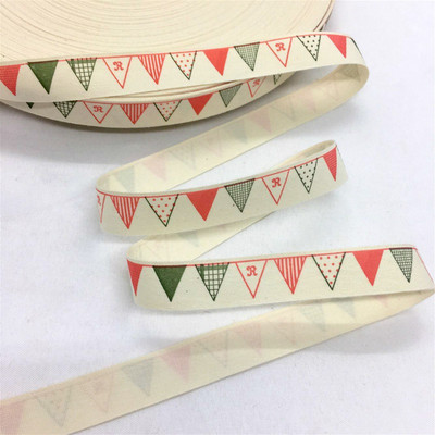 5 G 1 cm–2,5 cm Jauka vintage apdrukāta kokvilnas lente, kas paredzēta ar rokām darinātai amatniecības dāvanu ziedu iesaiņošanai Lieldienu kāzu Ziemassvētku dekors