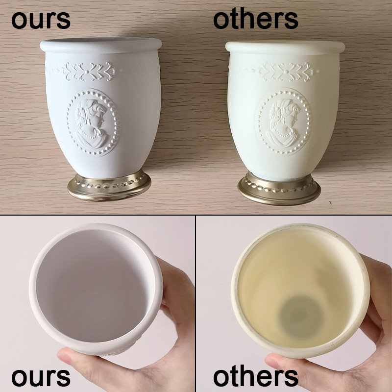 Βάση πινέλου μακιγιάζ Anaglyph Queen Plastic Nobility Relievo Cosmetic Brush Storage Organizer για μολύβι φρυδιών