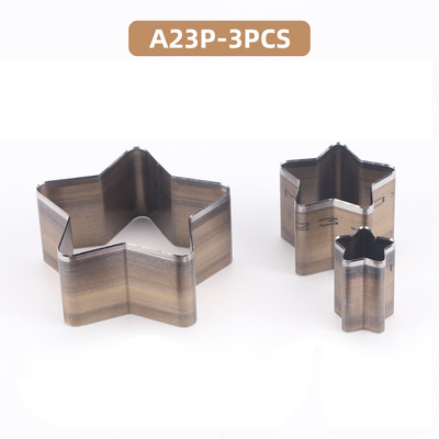 Terav õõnespunch lõikuri tööriist naha mulgustamise stants lõikamise vorm käsitsi naha käsitöö tööriista augustaja 3 tk / komplekt