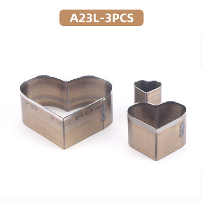 Terav õõnespunch lõikuri tööriist naha mulgustamise stants lõikamise vorm käsitsi naha käsitöö tööriista augustaja 3 tk / komplekt