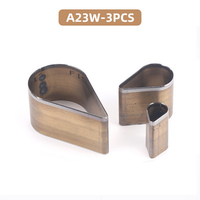 Terav õõnespunch lõikuri tööriist naha mulgustamise stants lõikamise vorm käsitsi naha käsitöö tööriista augustaja 3 tk / komplekt