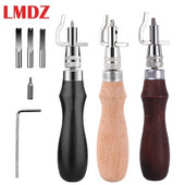 LMDZ 7 vienā daudzfunkcionāls ādas turētājs ar augstu oglekļa tēraudu, regulējams dūriens, rievojums, rokas garozas amatniecības rīks