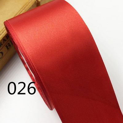 5 metri 2 collu 50 mm krāsas vienkrāsainas satīna lentes