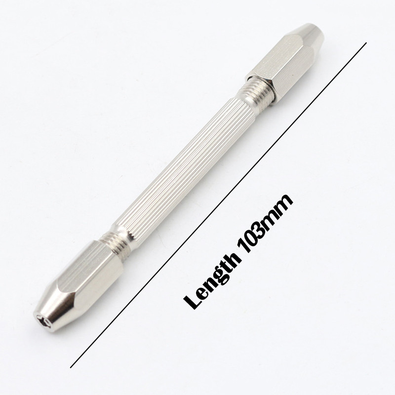 Δικέφαλο μικρο τρυπάνι χειρός DIY Αξεσουάρ εργαλείου λαβής εγχειρίδιο puncher καρυδιά πορτοκαλί μοντέλο Olive Core Punching Woodworking