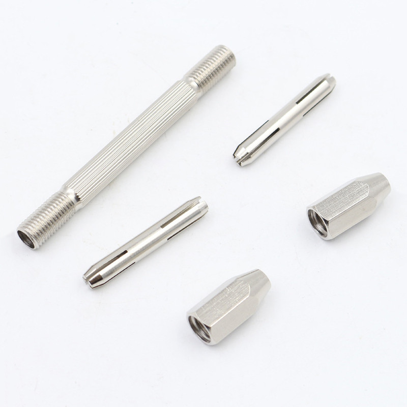 Δικέφαλο μικρο τρυπάνι χειρός DIY Αξεσουάρ εργαλείου λαβής εγχειρίδιο puncher καρυδιά πορτοκαλί μοντέλο Olive Core Punching Woodworking