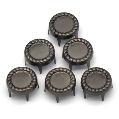 Nailhead Tacks Chipsuri plate gheare Știfturi Nituri Con Pantofi decorativi cu pantofi Poșetă Cureaua Accesorii pentru artizanat din piele 50 buc 12mm 1/2"