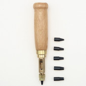 Perforatora caurumu skrūves rīks Japāņu perforators Automātiskā grāmatu iesiešanas centrs jostas papīra perforatori Rokturis Regulējams urbis Koka apavu griešana