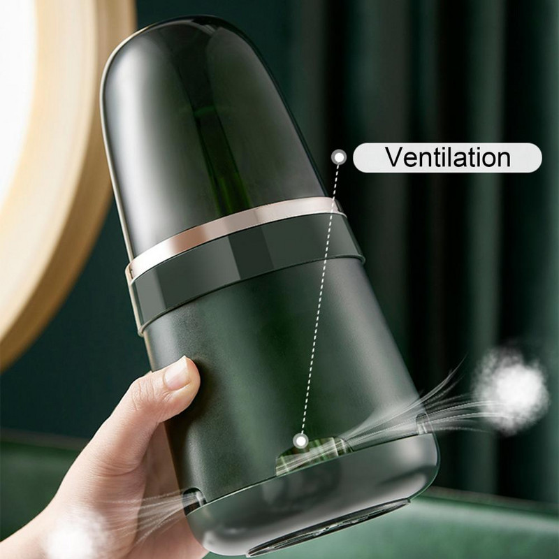 Pārnēsājami aplauzuma otu organizētāji Ventilējams grima otu displeja glabāšanas turētājs Mitrumizturīgs grima skaistuma organizatoram