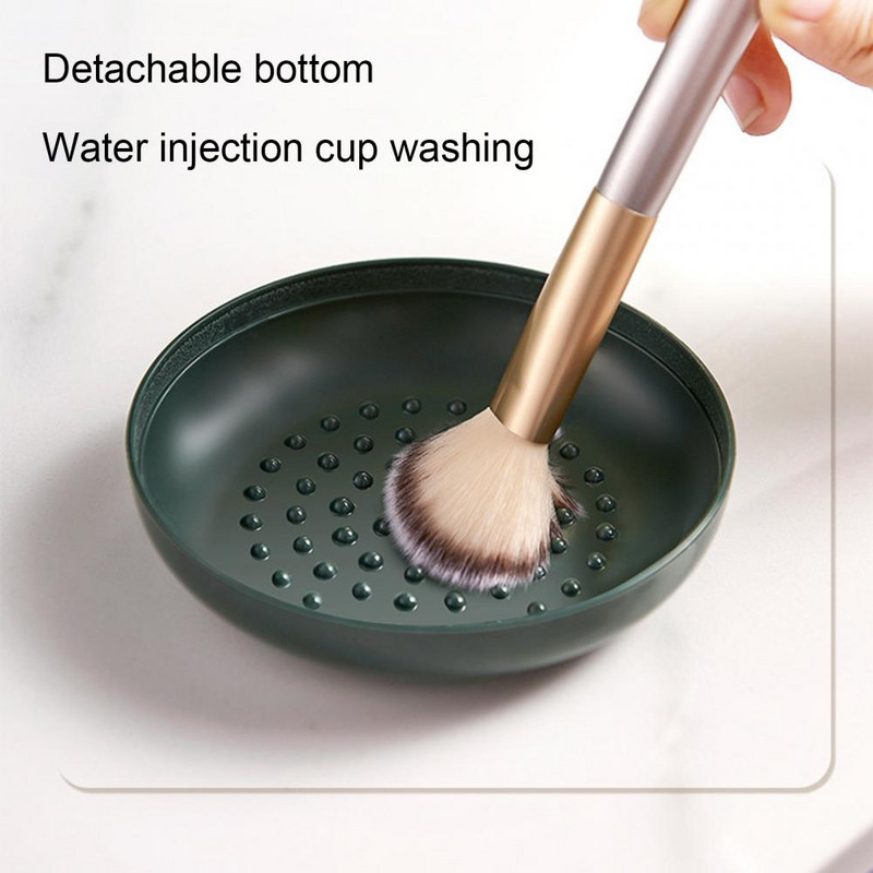 Pārnēsājami aplauzuma otu organizētāji Ventilējams grima otu displeja glabāšanas turētājs Mitrumizturīgs grima skaistuma organizatoram