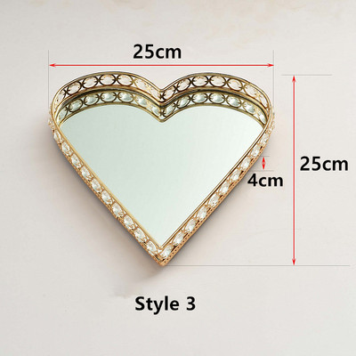 Modes kristāla kosmētikas otu uzglabāšanas caurule sirds formas uzacu zīmulis lūpu krāsas organizators