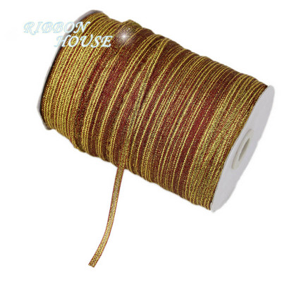 (40 metri/lots) 1/8'' (3mm) rozā Metāliska Glitter Ribbon Krāsainu dāvanu iepakojuma lentu vairumtirdzniecība