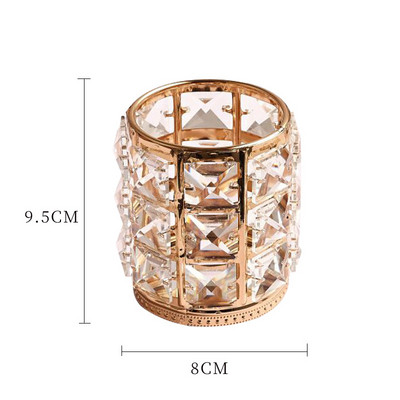 Crystal Brush Tube Četka za šminku Organizirajte alate za nokte Skladištenje Držač kozmetičke olovke Kućni dekor