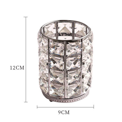 Crystal Brush Tube Četka za šminku Organizirajte alate za nokte Skladištenje Držač kozmetičke olovke Kućni dekor