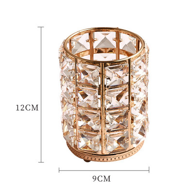 Crystal Brush Tube Četka za šminku Organizirajte alate za nokte Skladištenje Držač kozmetičke olovke Kućni dekor