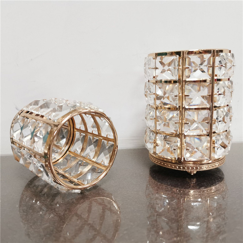 Crystal Brush Tube Aplauzuma birste Kārtojiet nagu instrumentus Glabāšana Kosmētikas pildspalvu turētājs Mājas dekors