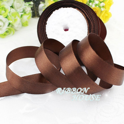 (25 jardi/rullī) 3/4 collas (20 mm) ar vienu seju satīna lentes siksnas rotājumu dāvanu Ziemassvētku lentes